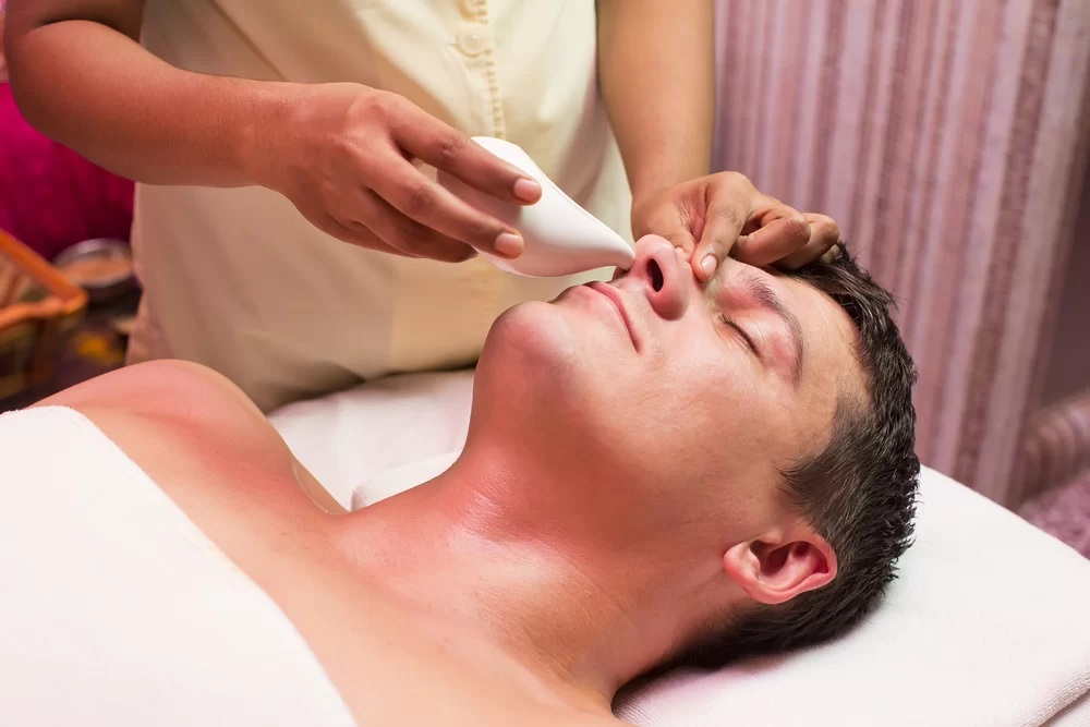 Say Goodbye to Allergies with Ayurvedic Remedies 1 Nasal Therapy Nasya 1